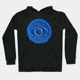 Evil Eye Symbol – Blue Hoodie